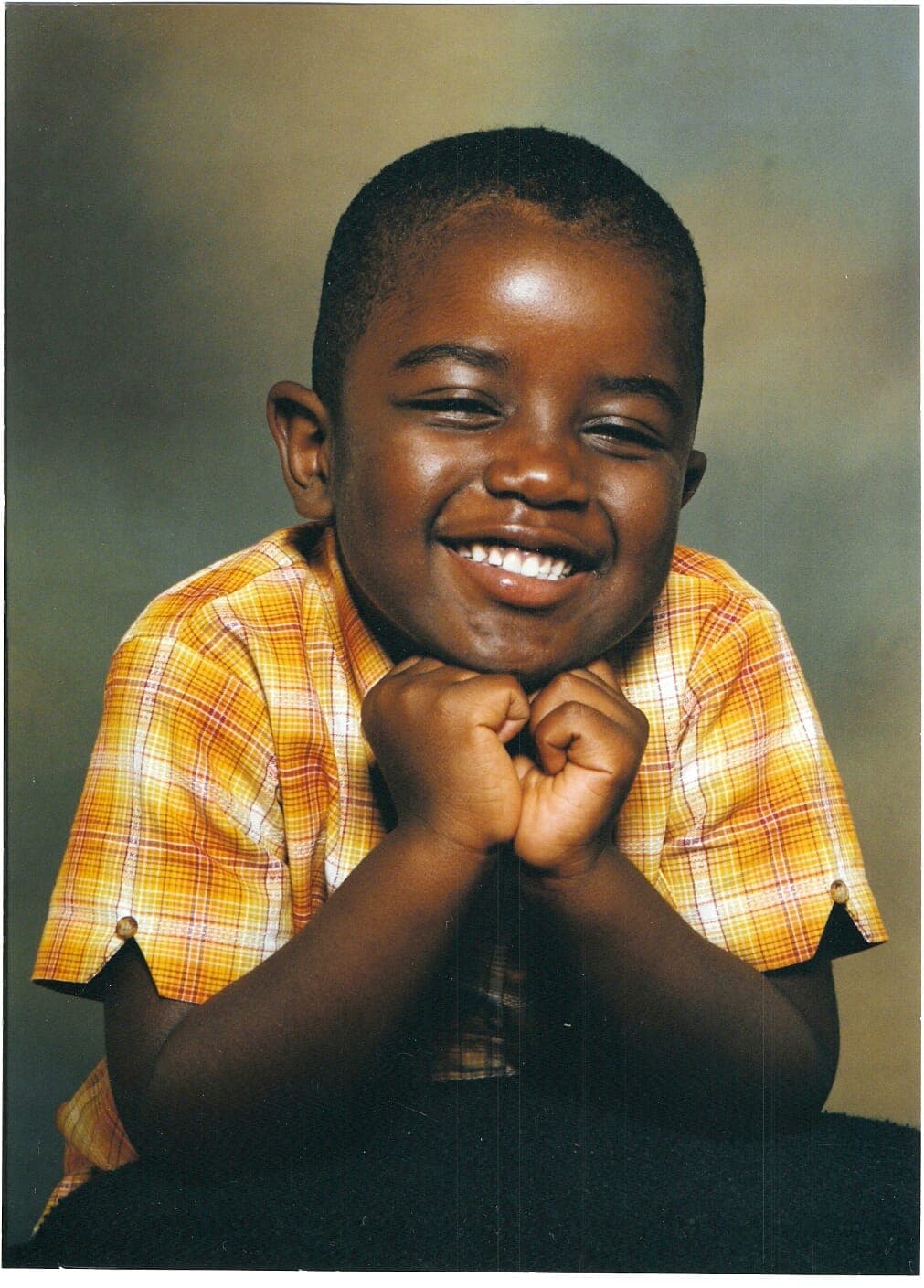 Jeugdfoto van Kwame